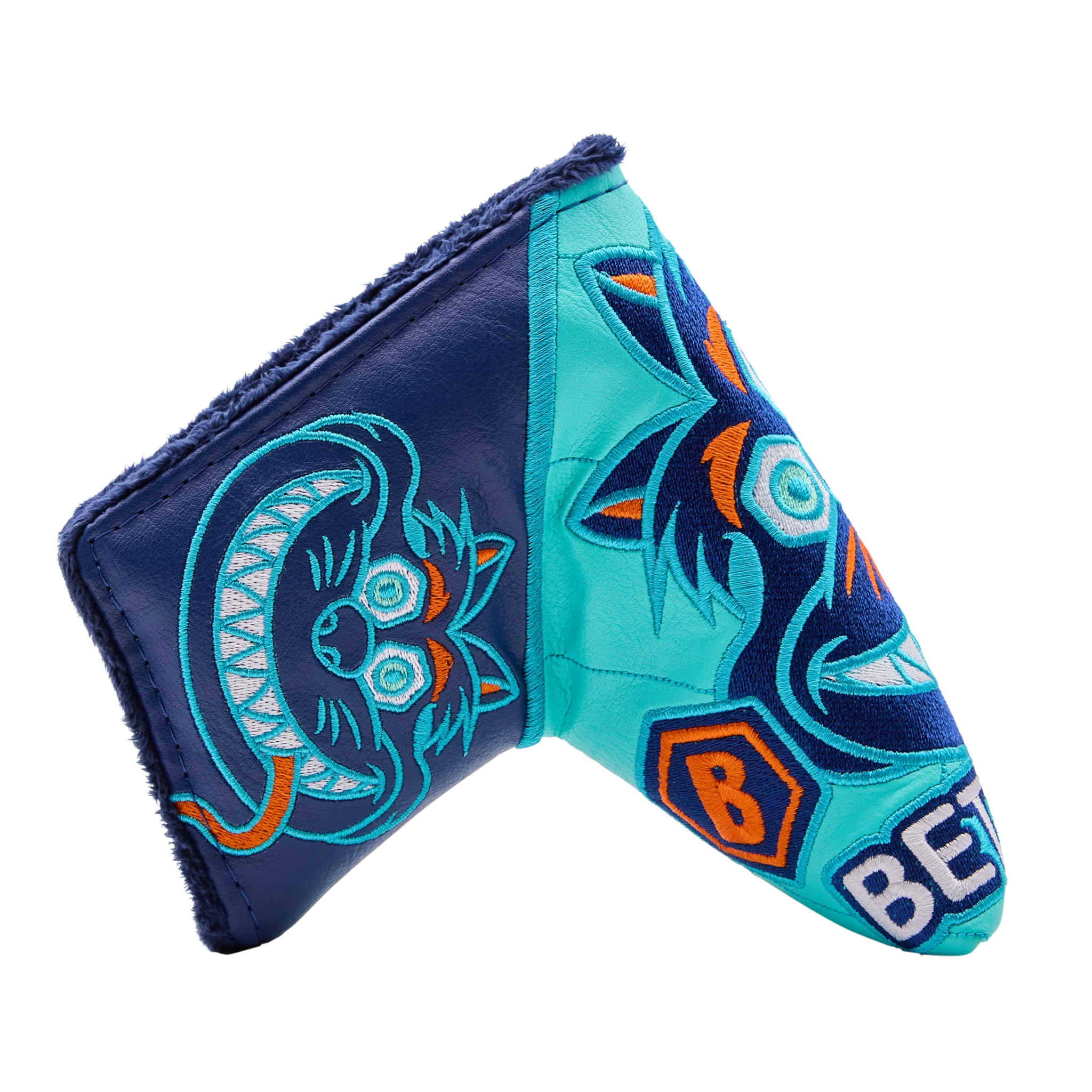 Rat Tail Fat Cat Turquoise Blade Putter Headcover - Image 4