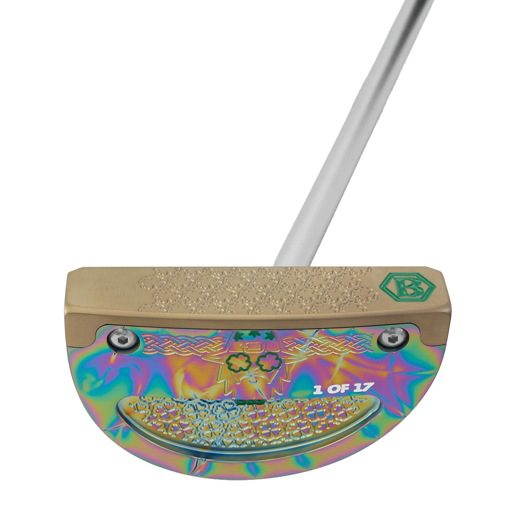 St. Patrick's Day Antidote SB5 Rainbow Tie-Dye PVD Limited Putter
