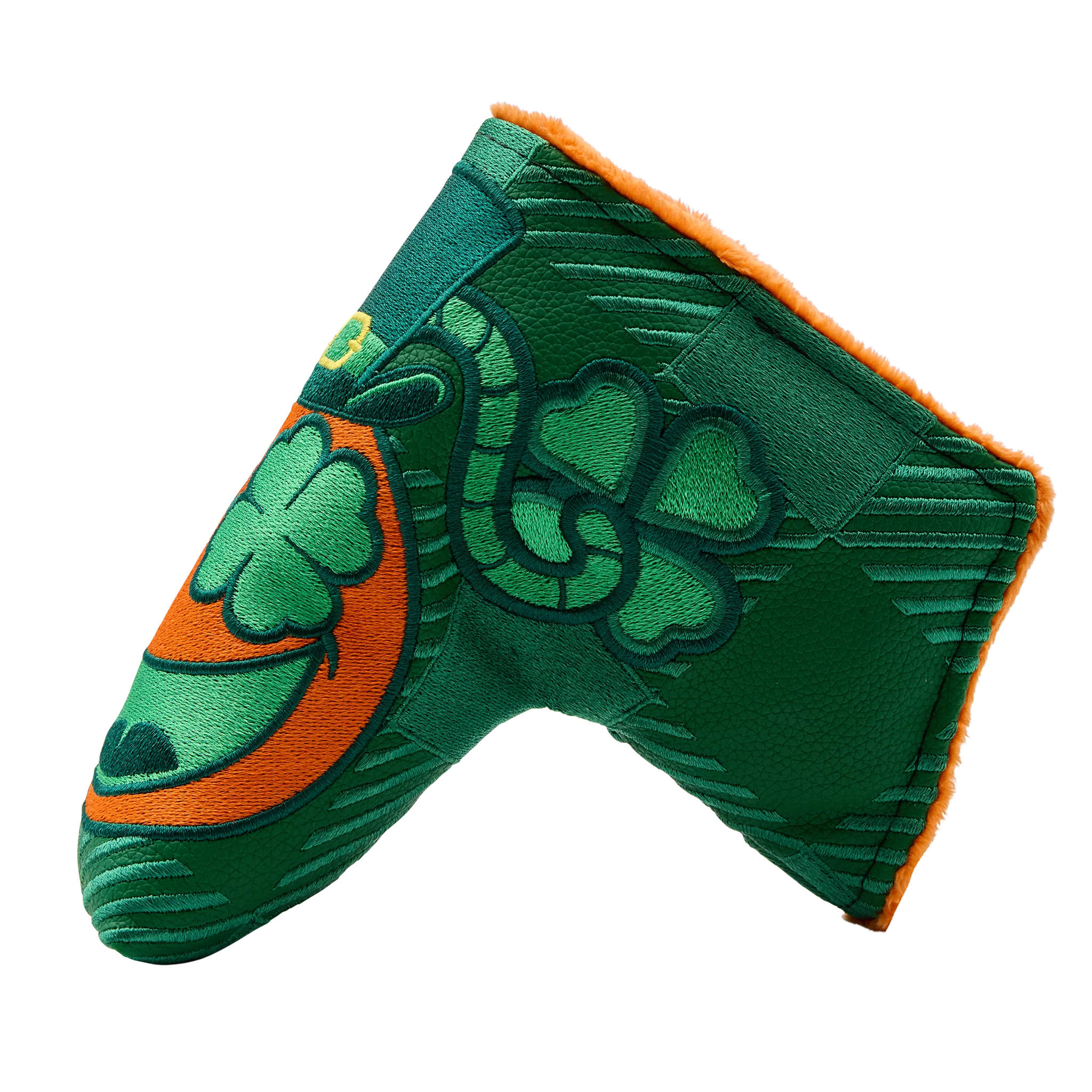 St. Patrick's Day Clover Eyes Blade Putter Headcover - Image 2