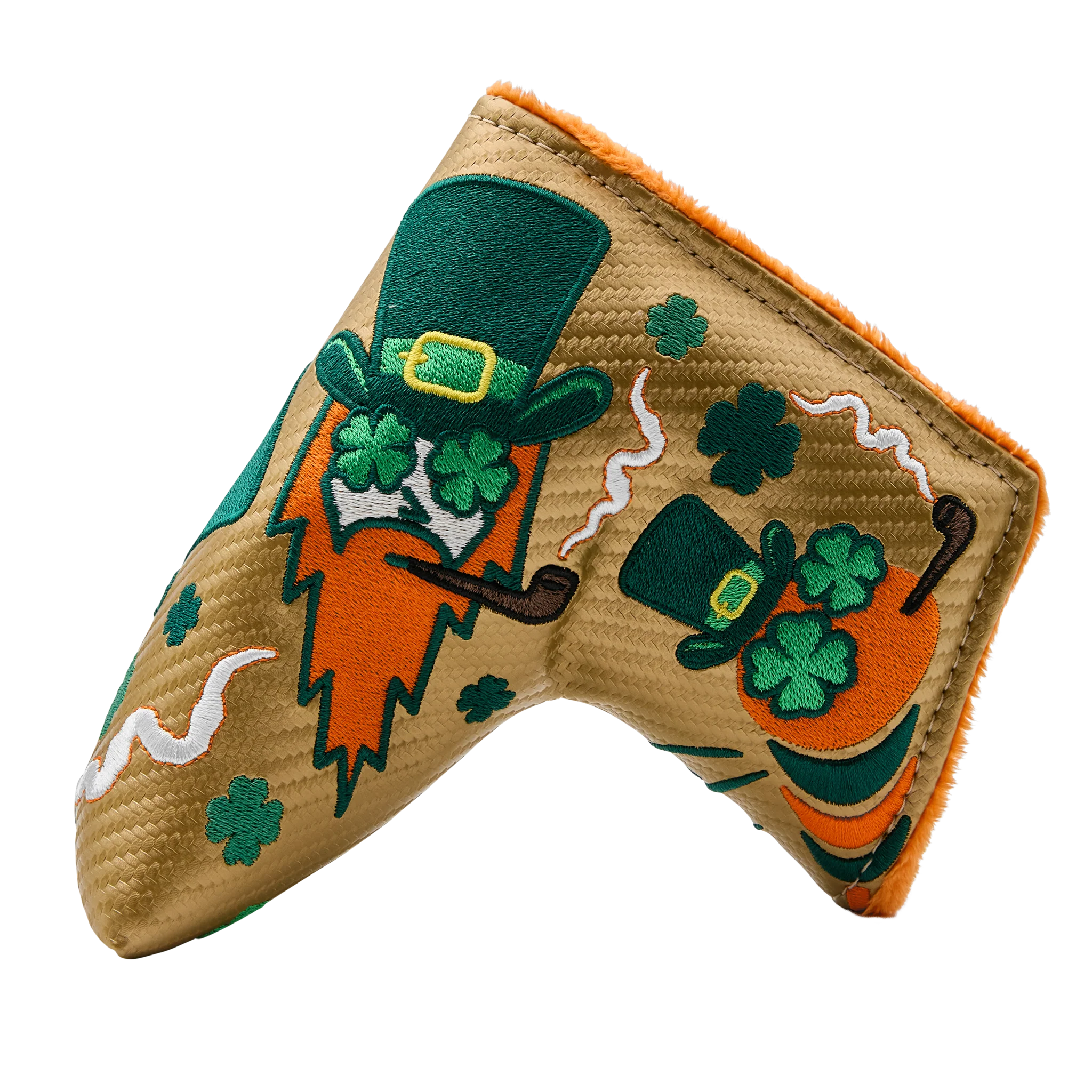 St. Patrick's Day Clover Eyes Multi Icon Blade Putter Headcover - Image 2