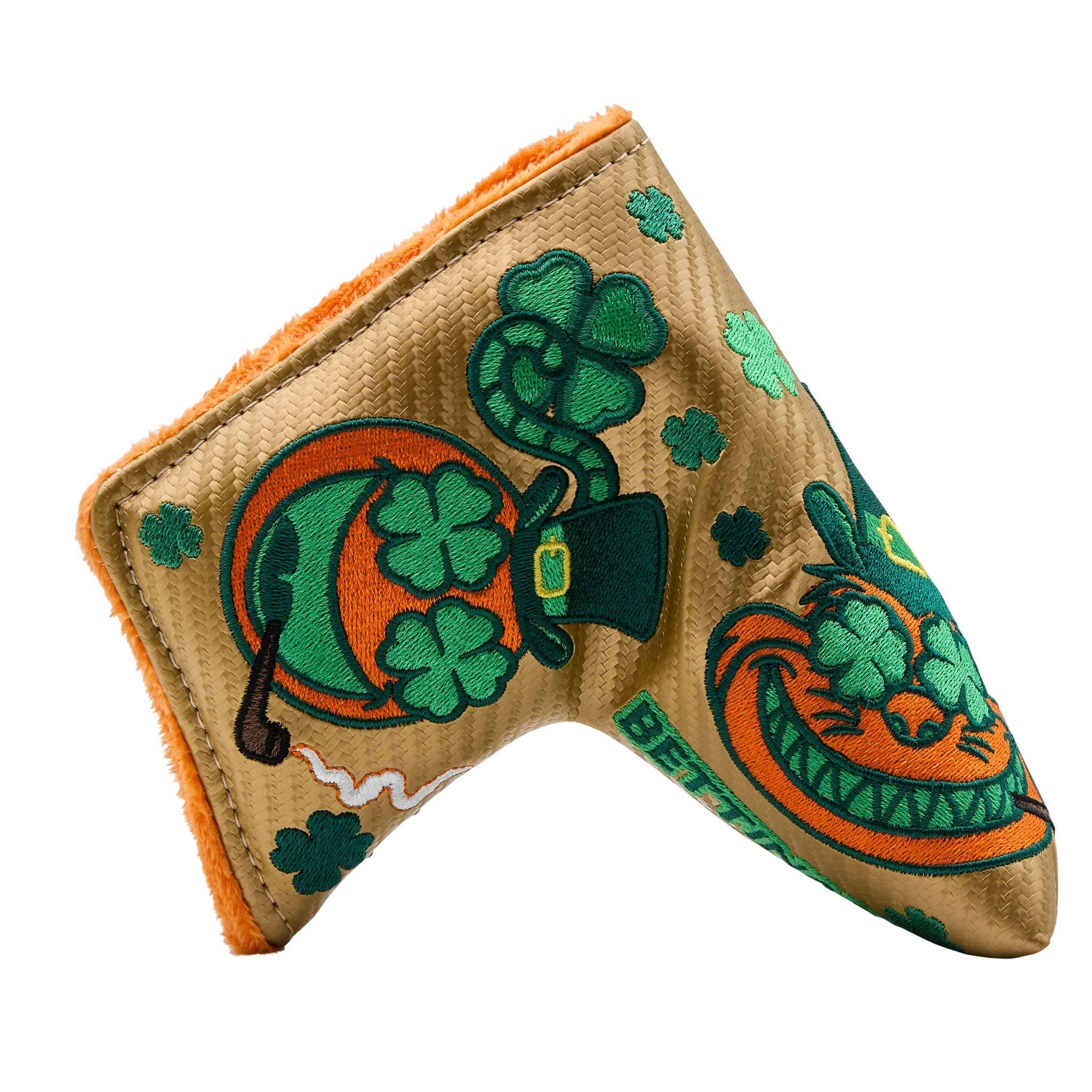 St. Patrick's Day Clover Eyes Multi Icon Blade Putter Headcover - Image 4