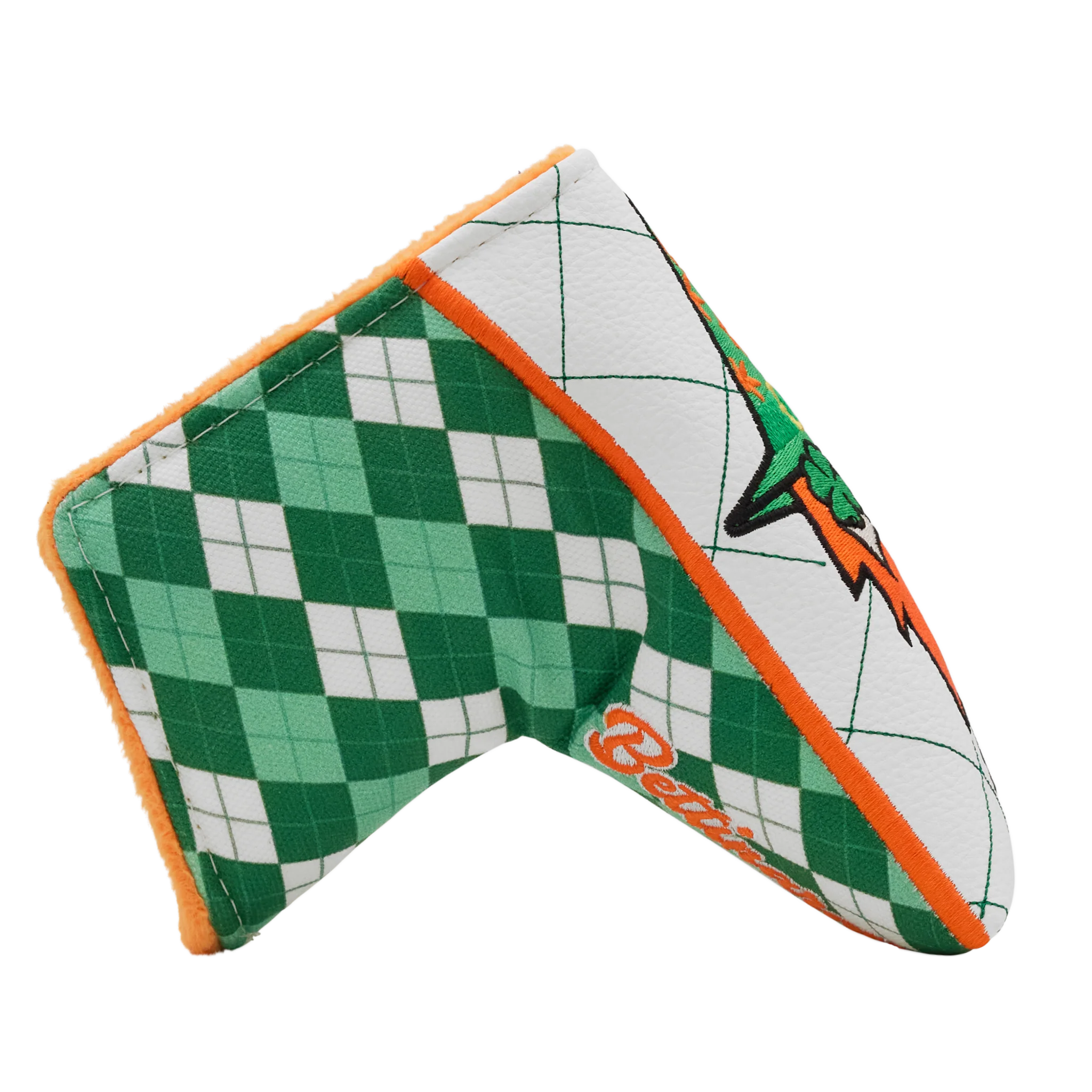 St. Patrick's Day Shamrock Eyes Wizard Blade Putter Headcover - Image 4