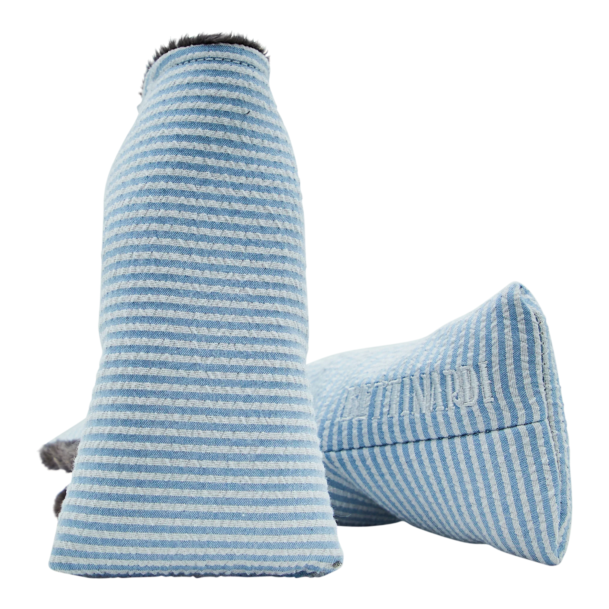 Striped Seersucker Blade Putter Headcover