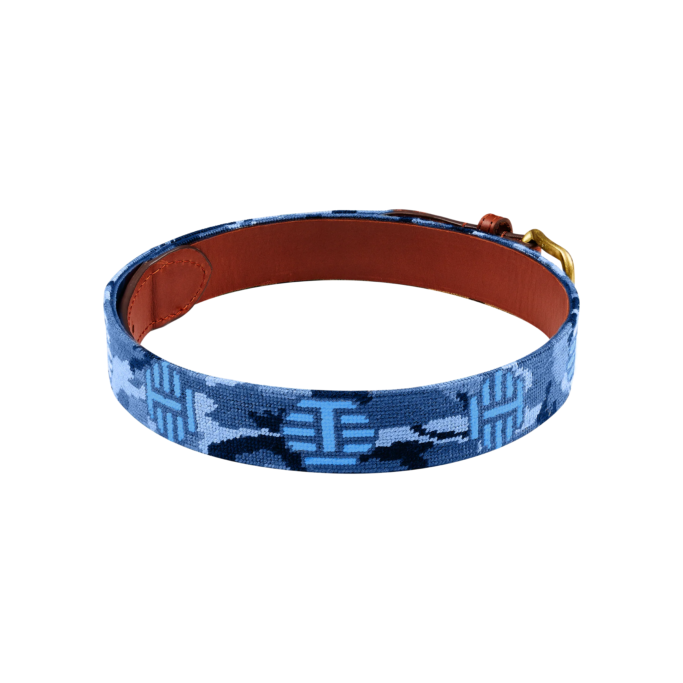 T-Hive Blue Camo Needlepoint Belt - Image 2