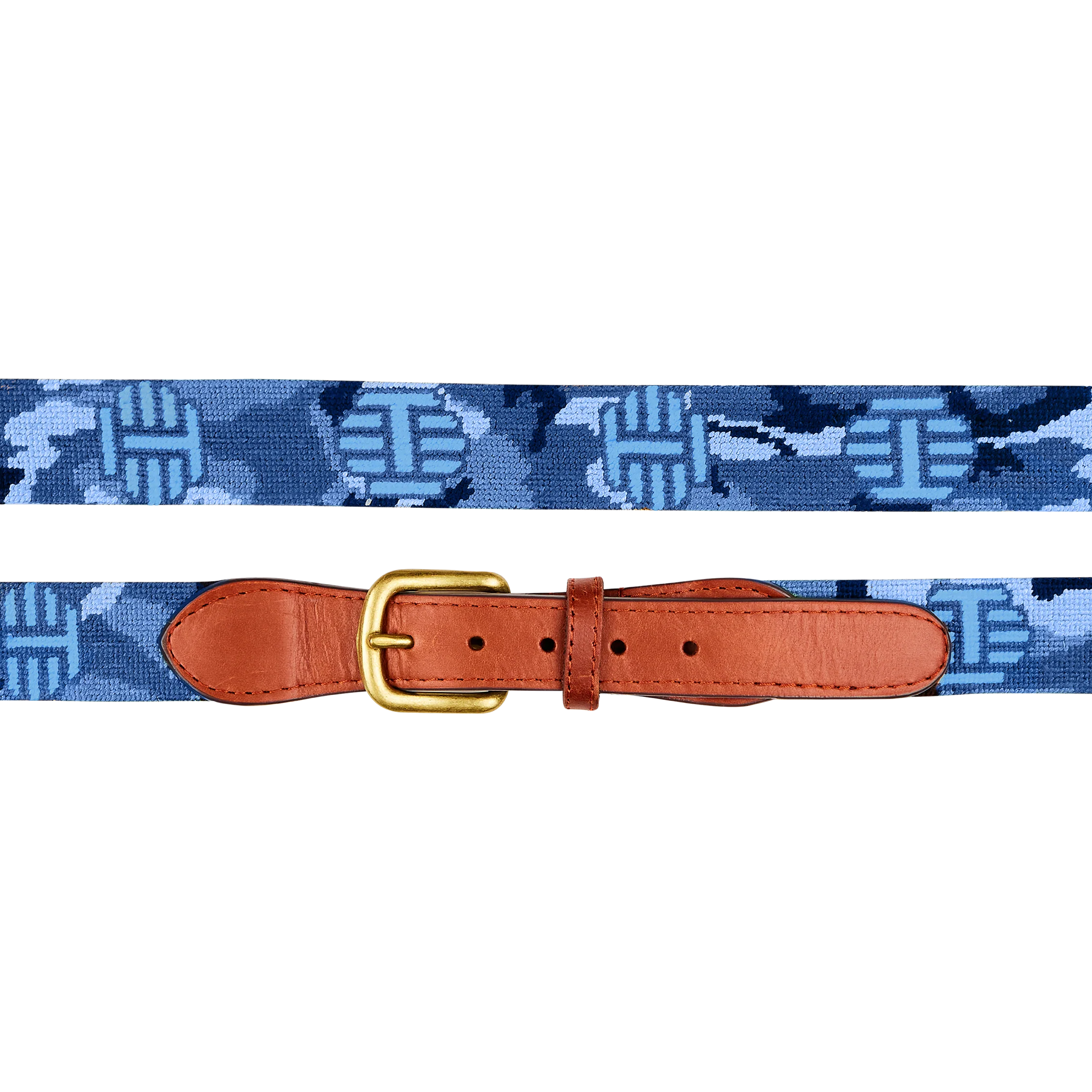 T-Hive Blue Camo Needlepoint Belt - Image 3