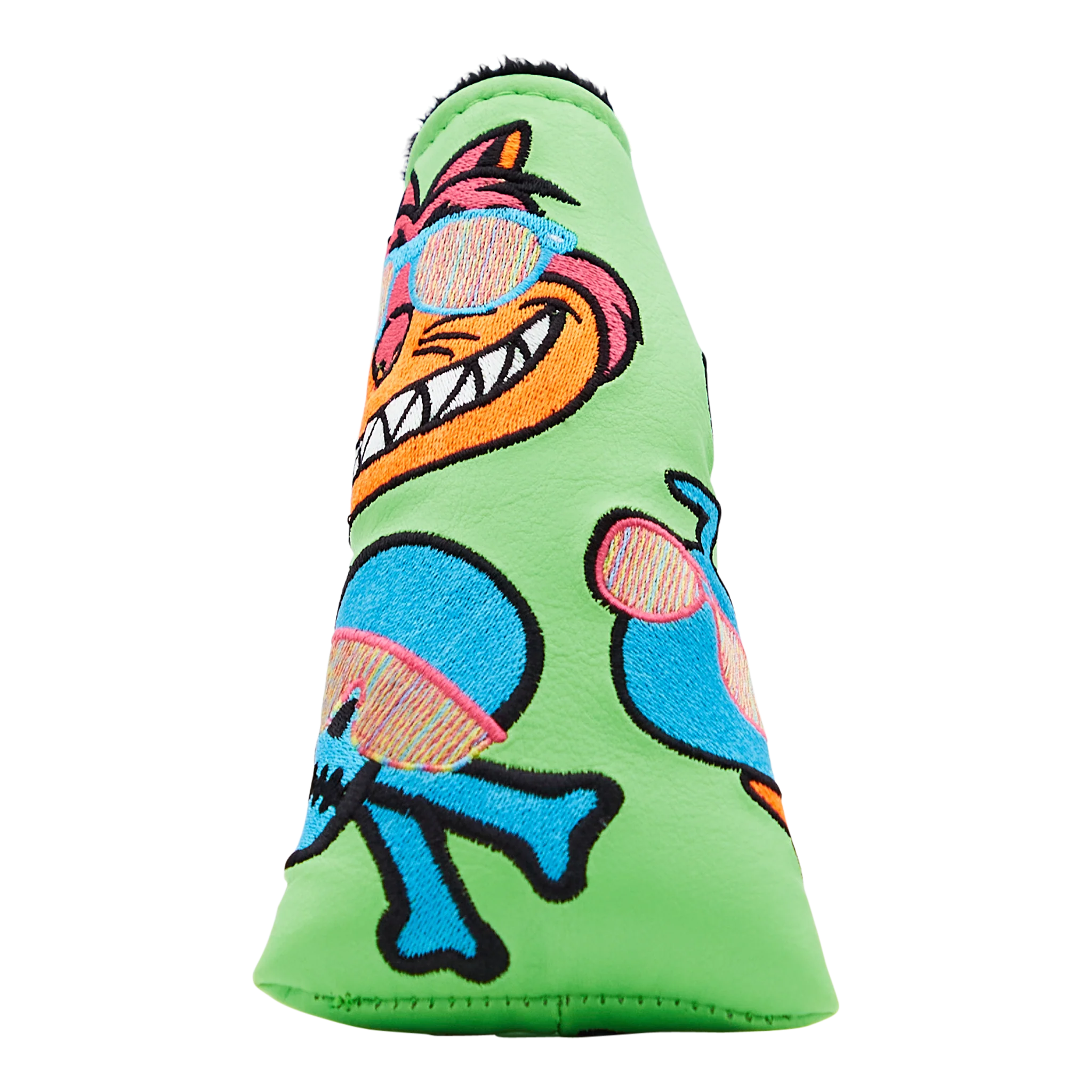 Multi-Icon Sunglass Rainbow Stitch Blade Putter Headcover - Image 3