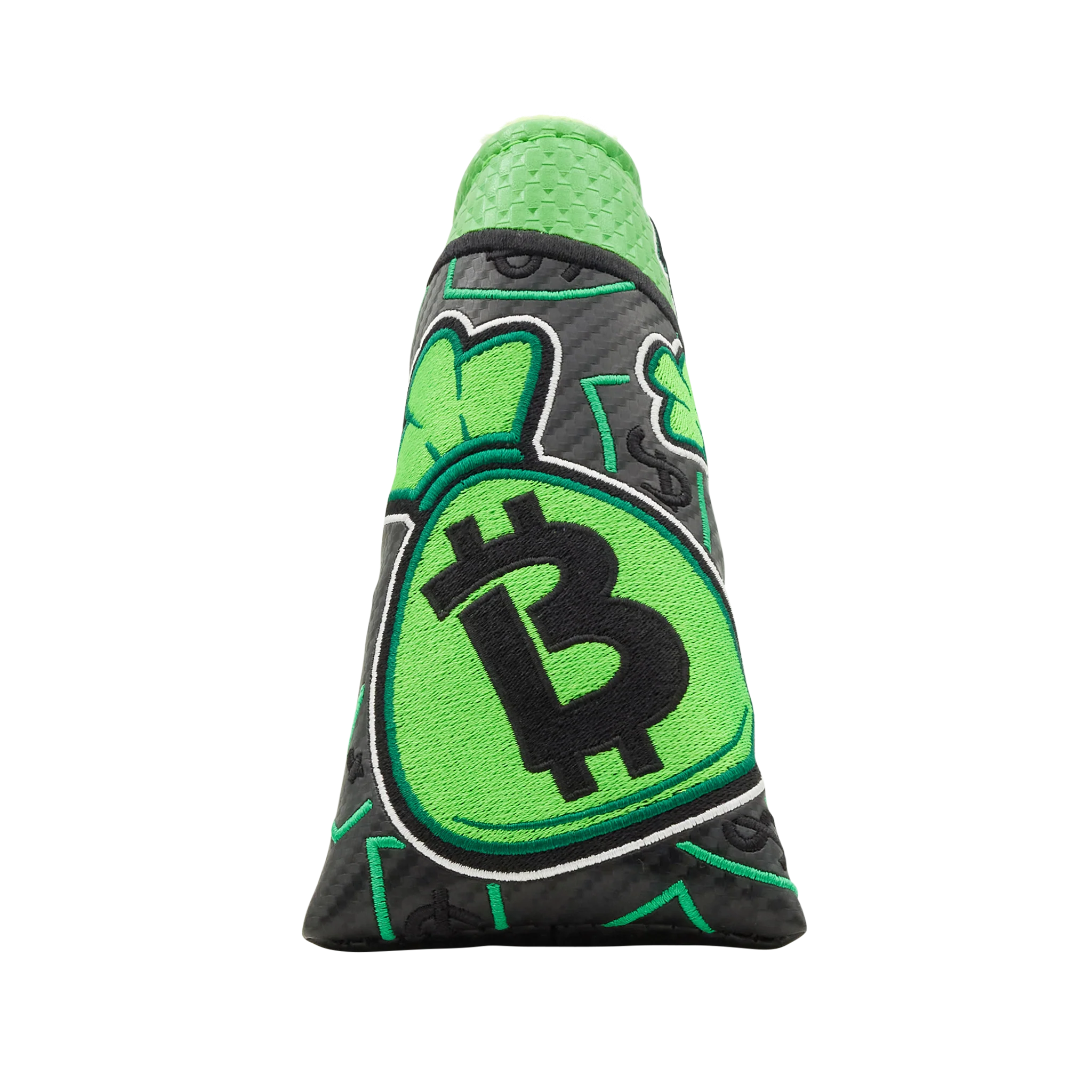 The Traveler - FAI Neon Green Moneybag Blade Putter Headcover