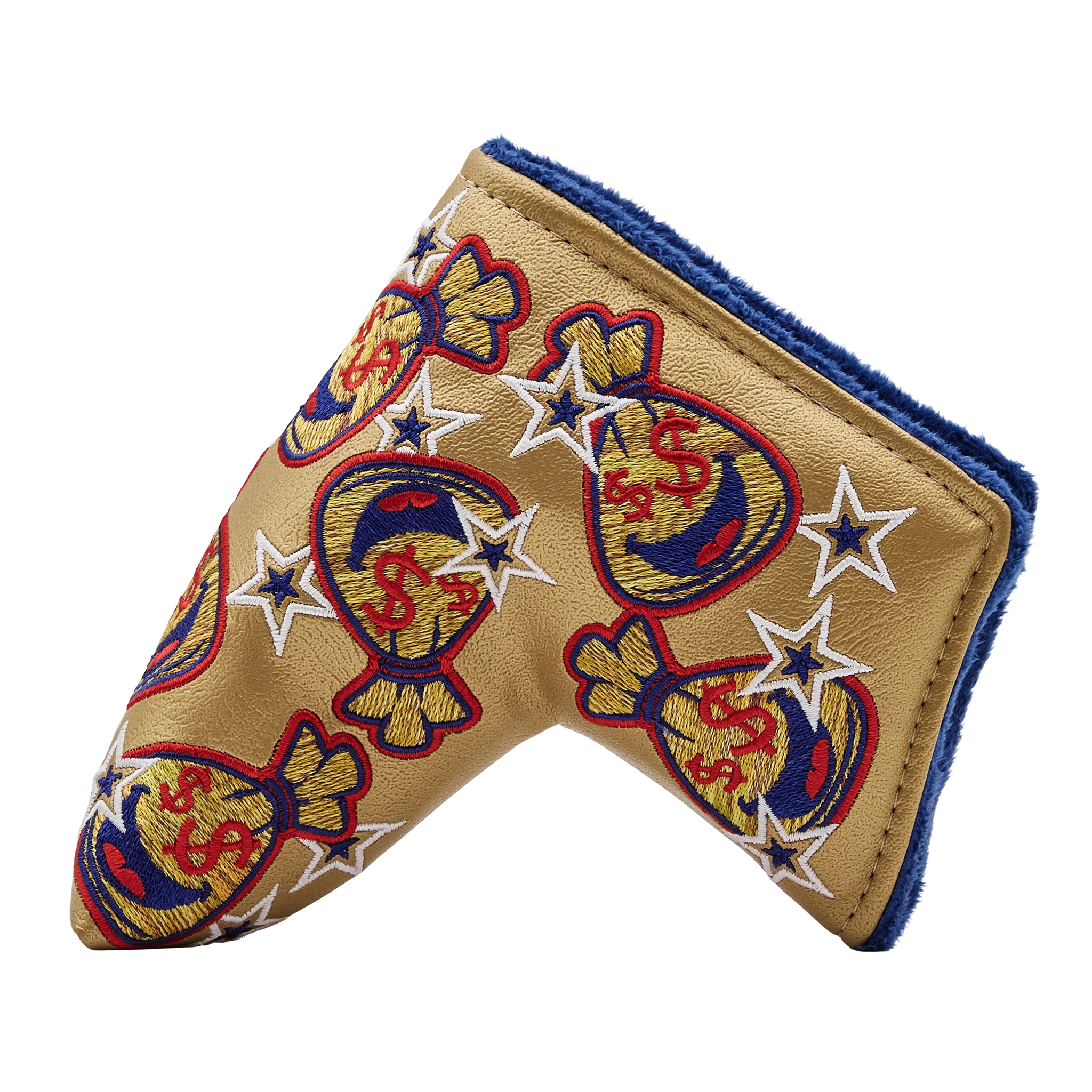 The Traveler- Gold Moneybag Blade Putter Headcover - Image 2