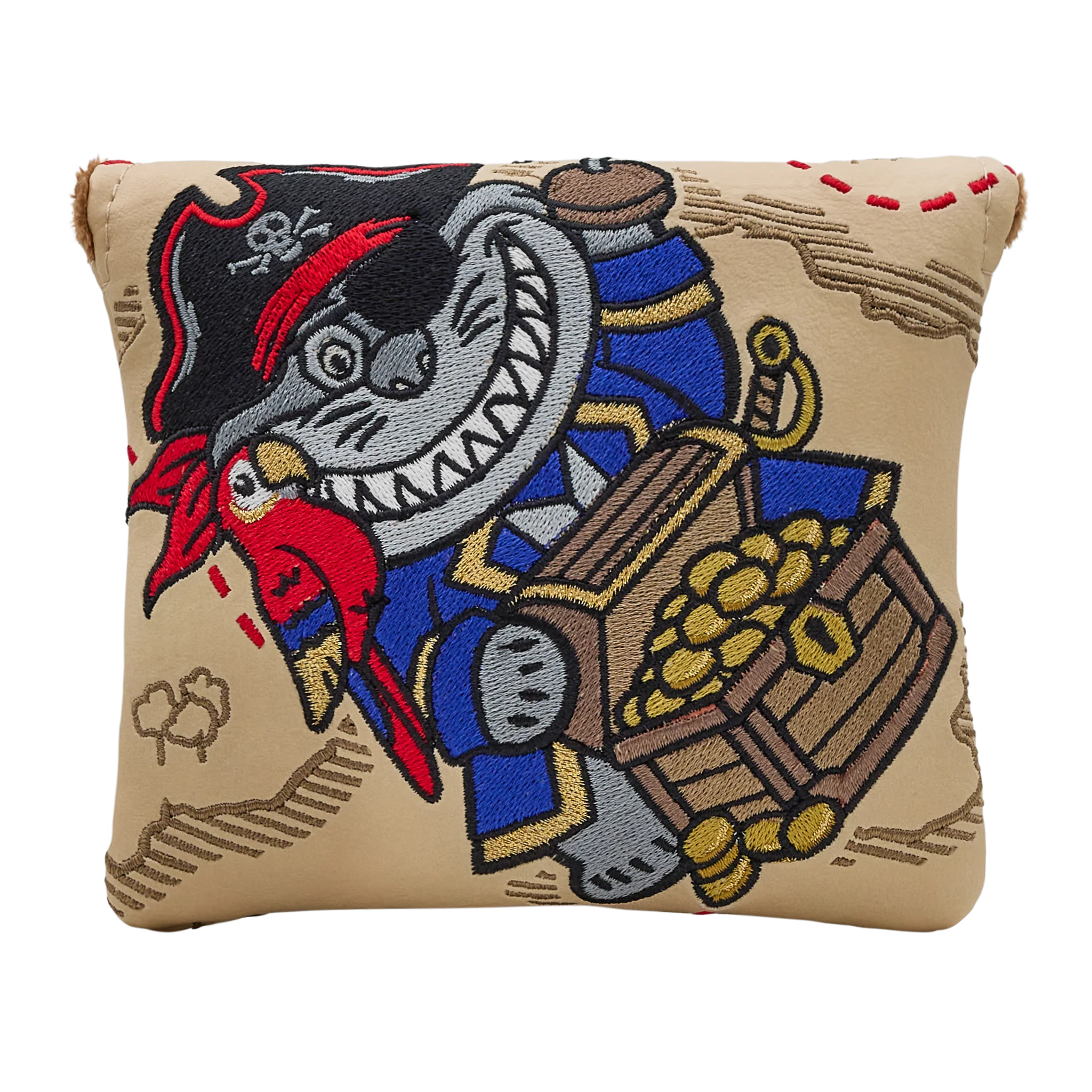 The Traveler - Lucky Pirate Cat Center Shafted Mallet Putter Headcover