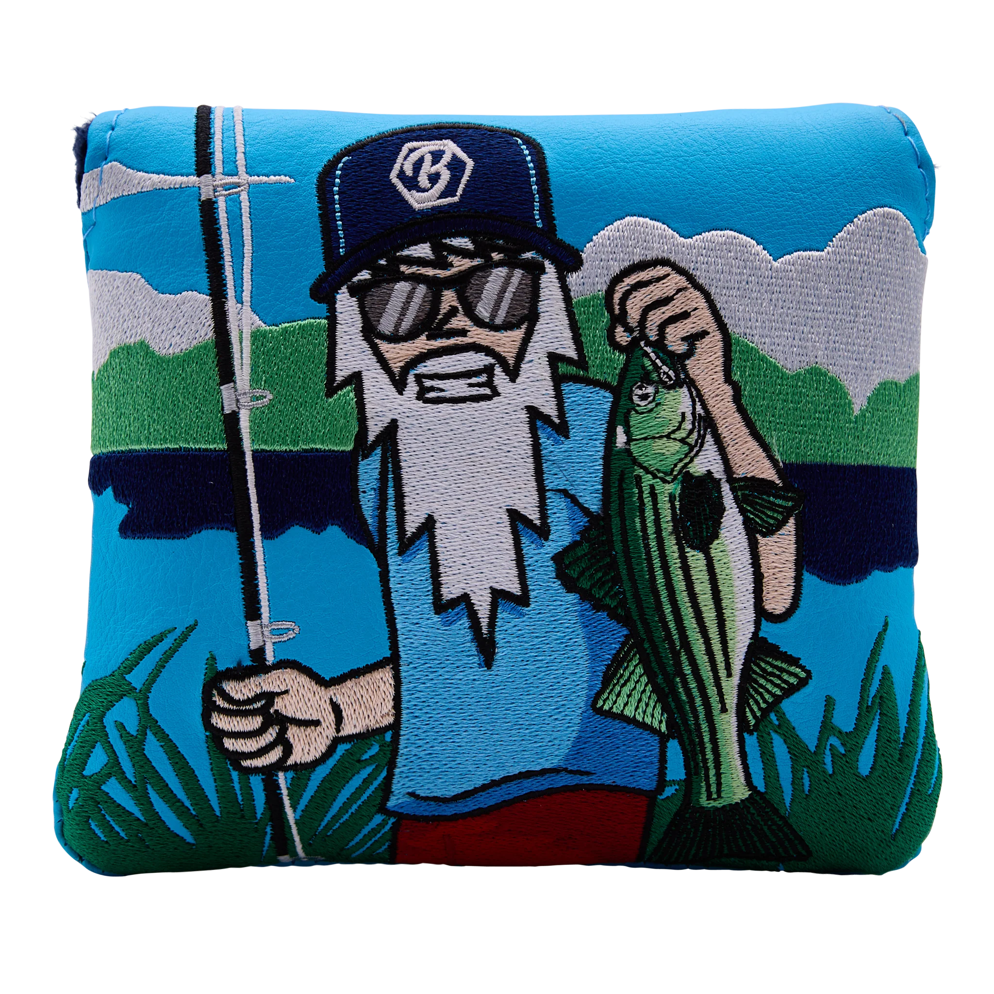 The Traveler - Tour Dept. Fishing Wizard Mallet Putter Headcover