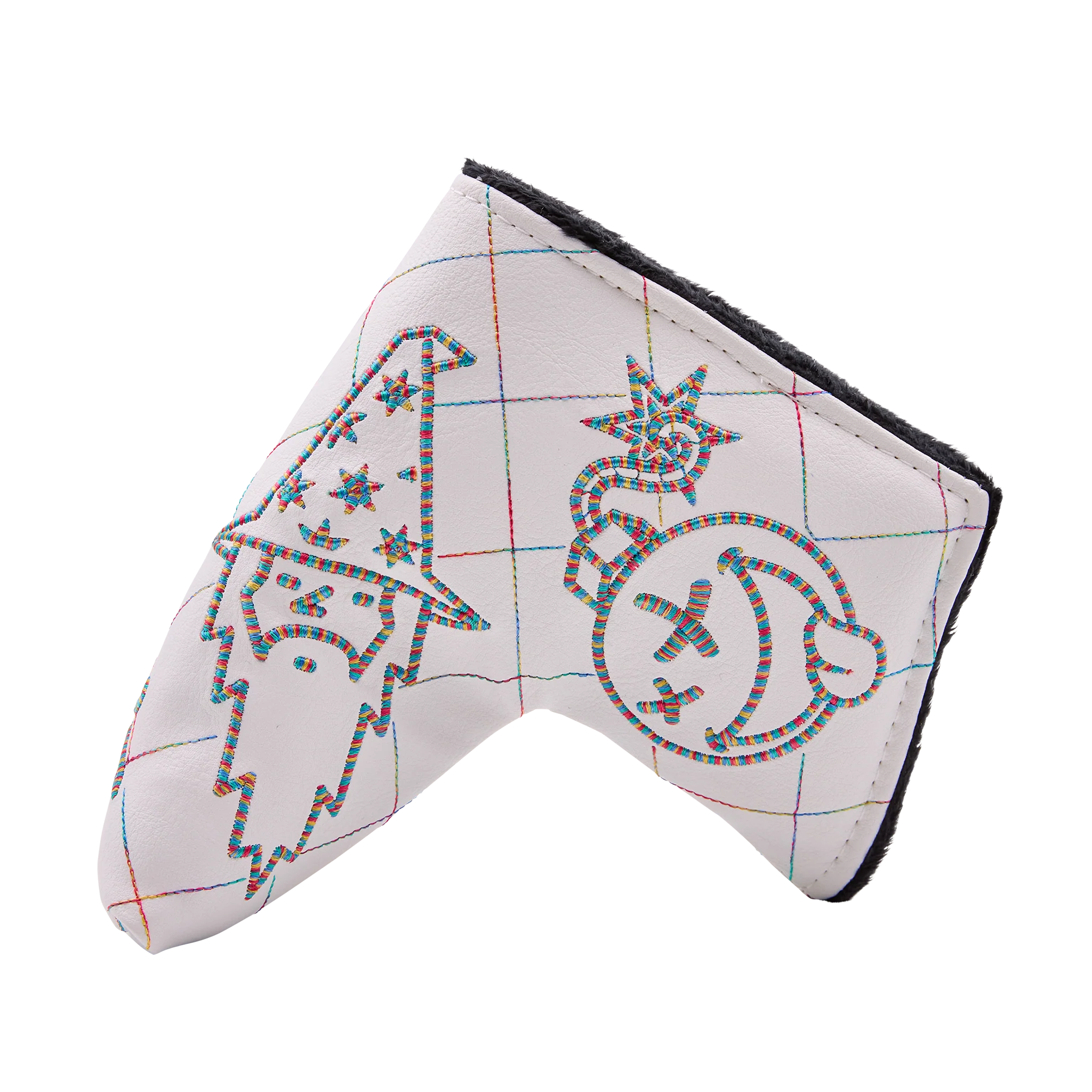 Multi Icon Argyle Blade Putter Headcover - Image 2