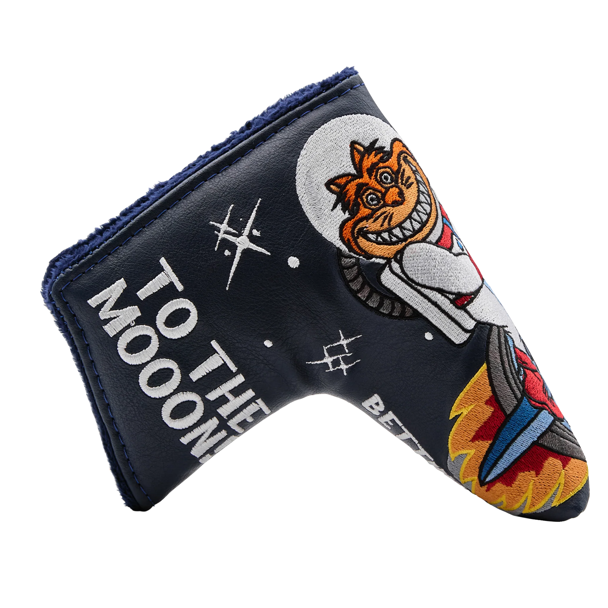To The Mooon! Astronaut Fat Cat Blade Putter Headcover - Image 4