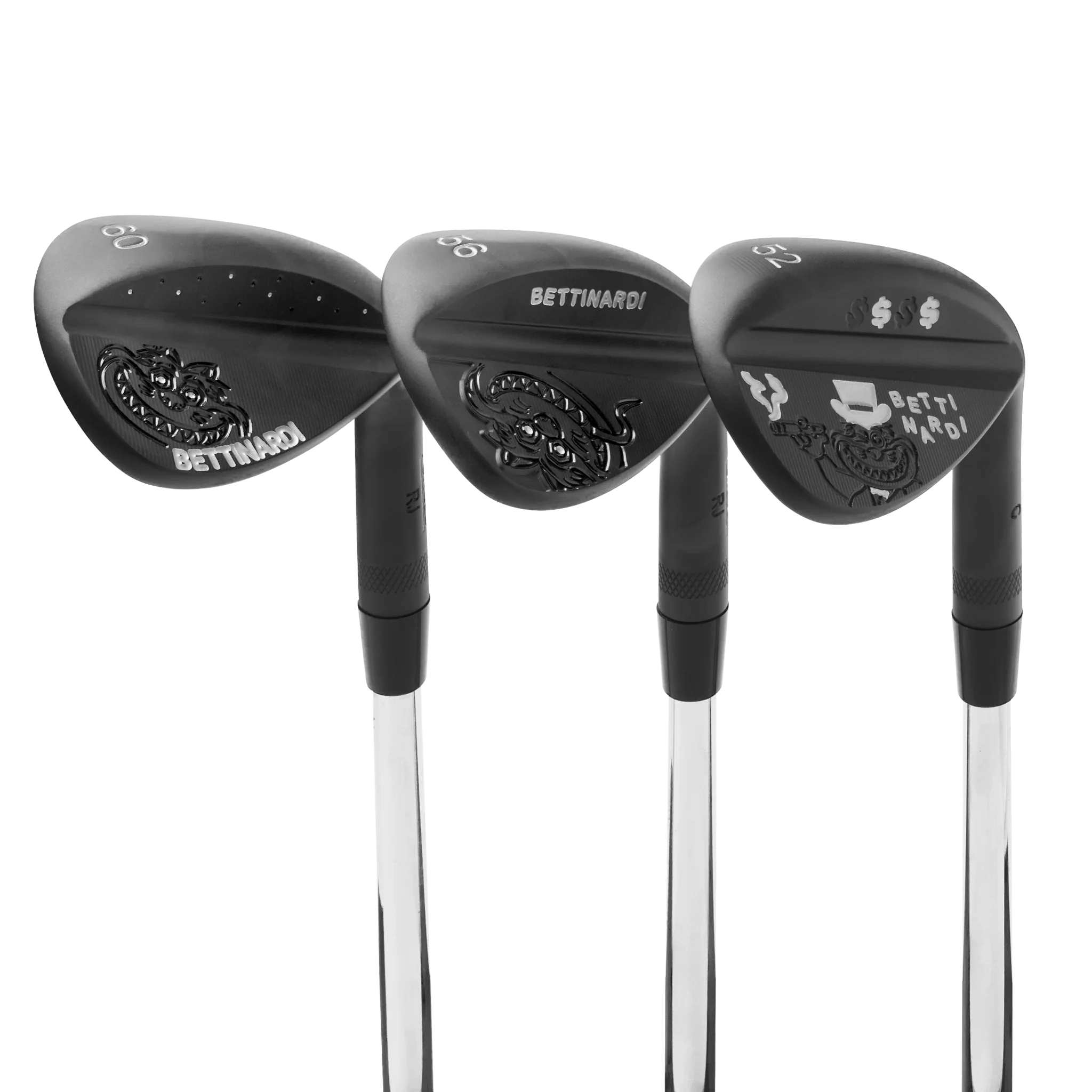 Torched Black Magic Gangster Cat Wedge Set (52°, 56°, 60°)