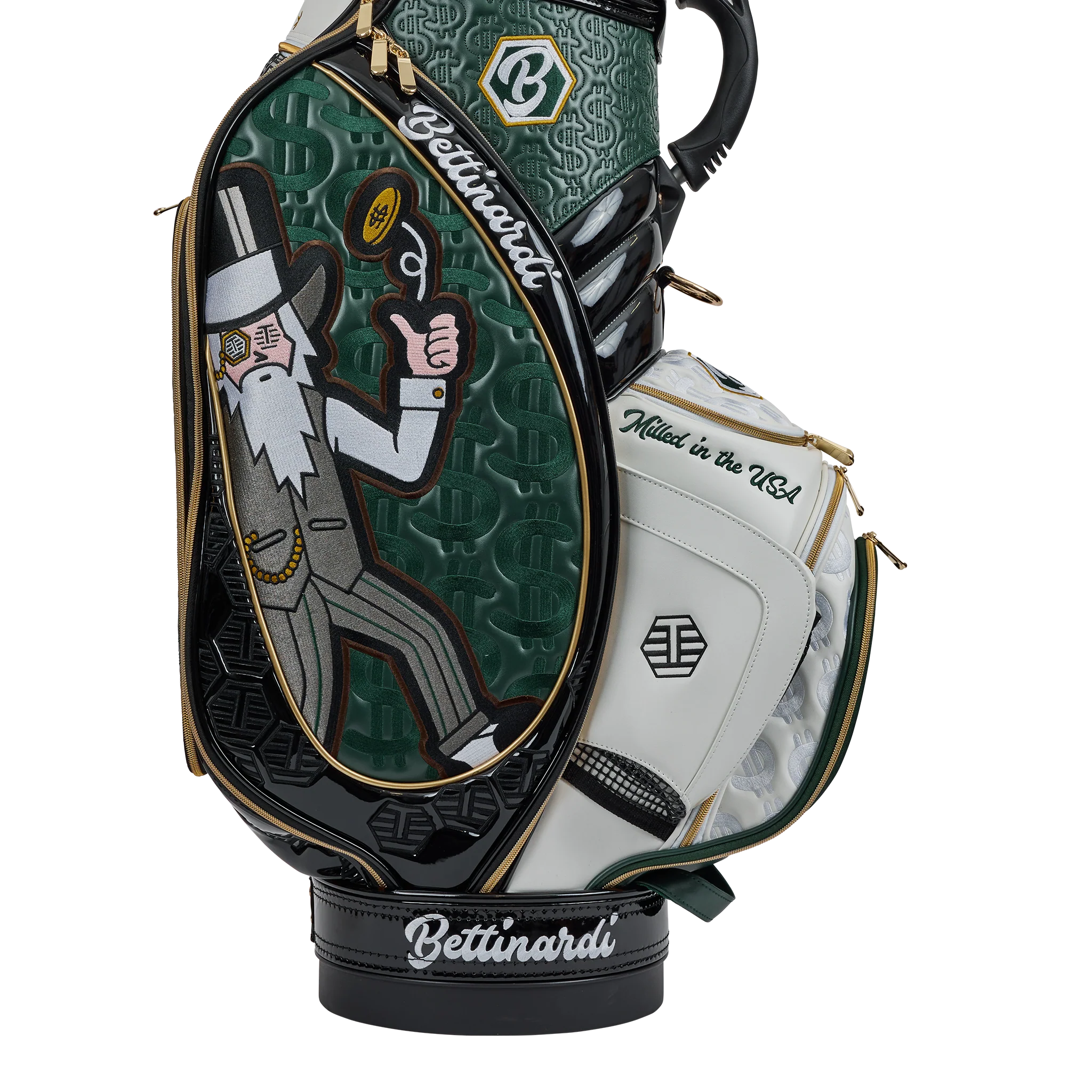 Tour Dept. Gangster Wizard Staff Bag (Green/Black) - Image 5