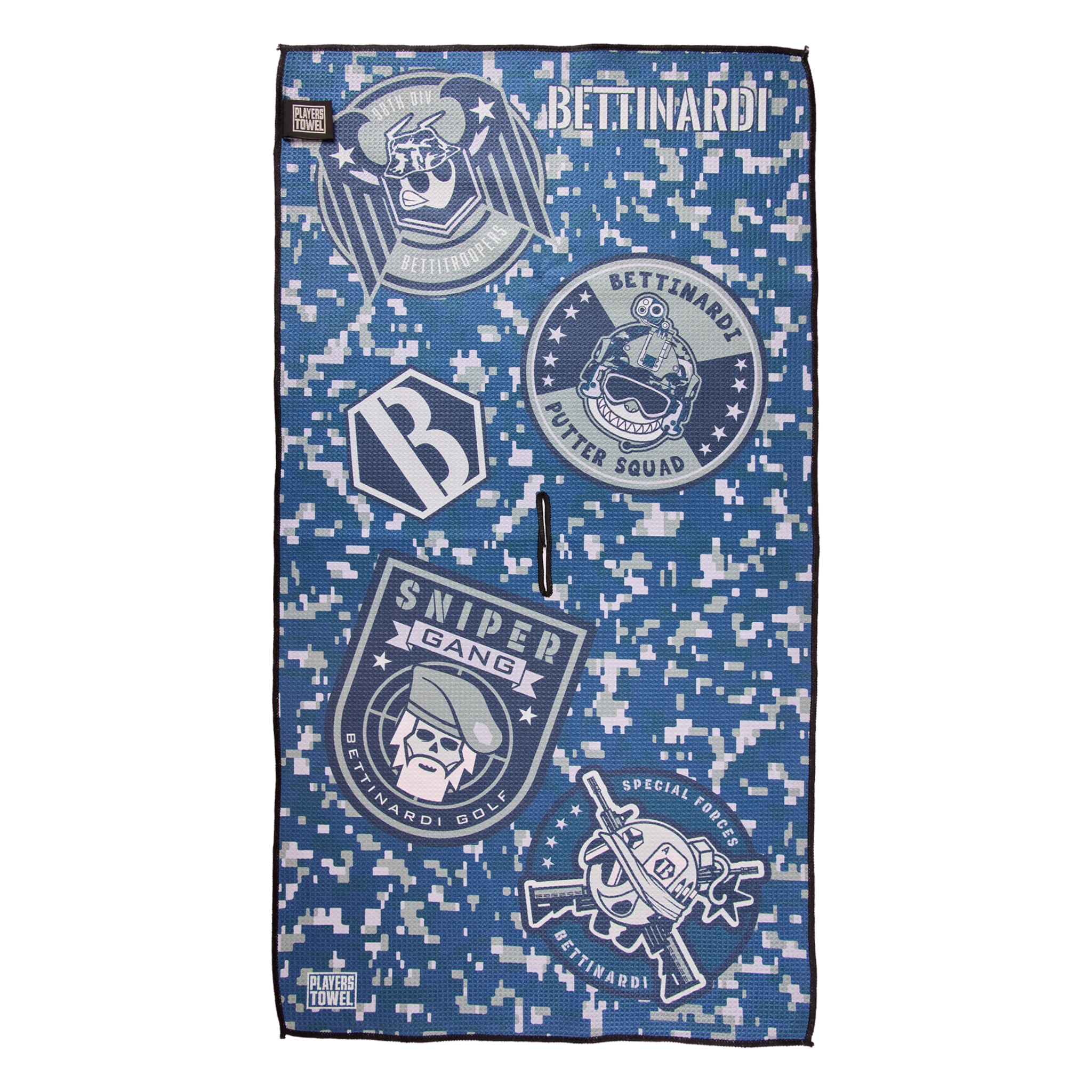 Veterans Day Blue Digital Camo Bettitroopers Towel