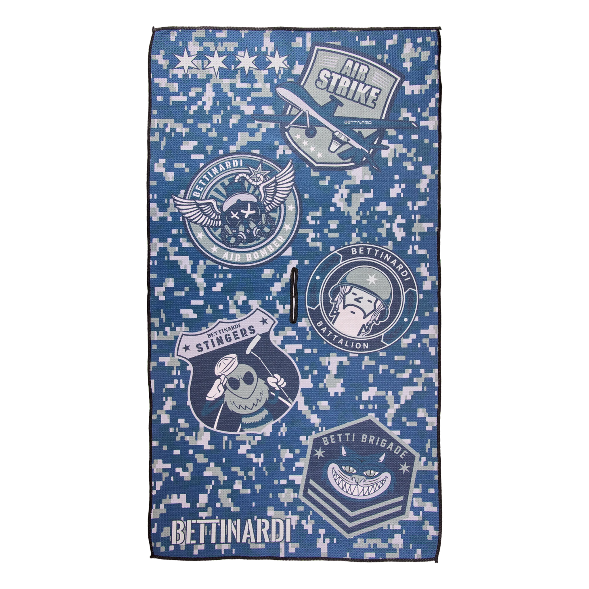 Veterans Day Blue Digital Camo Bettitroopers Towel - Image 2