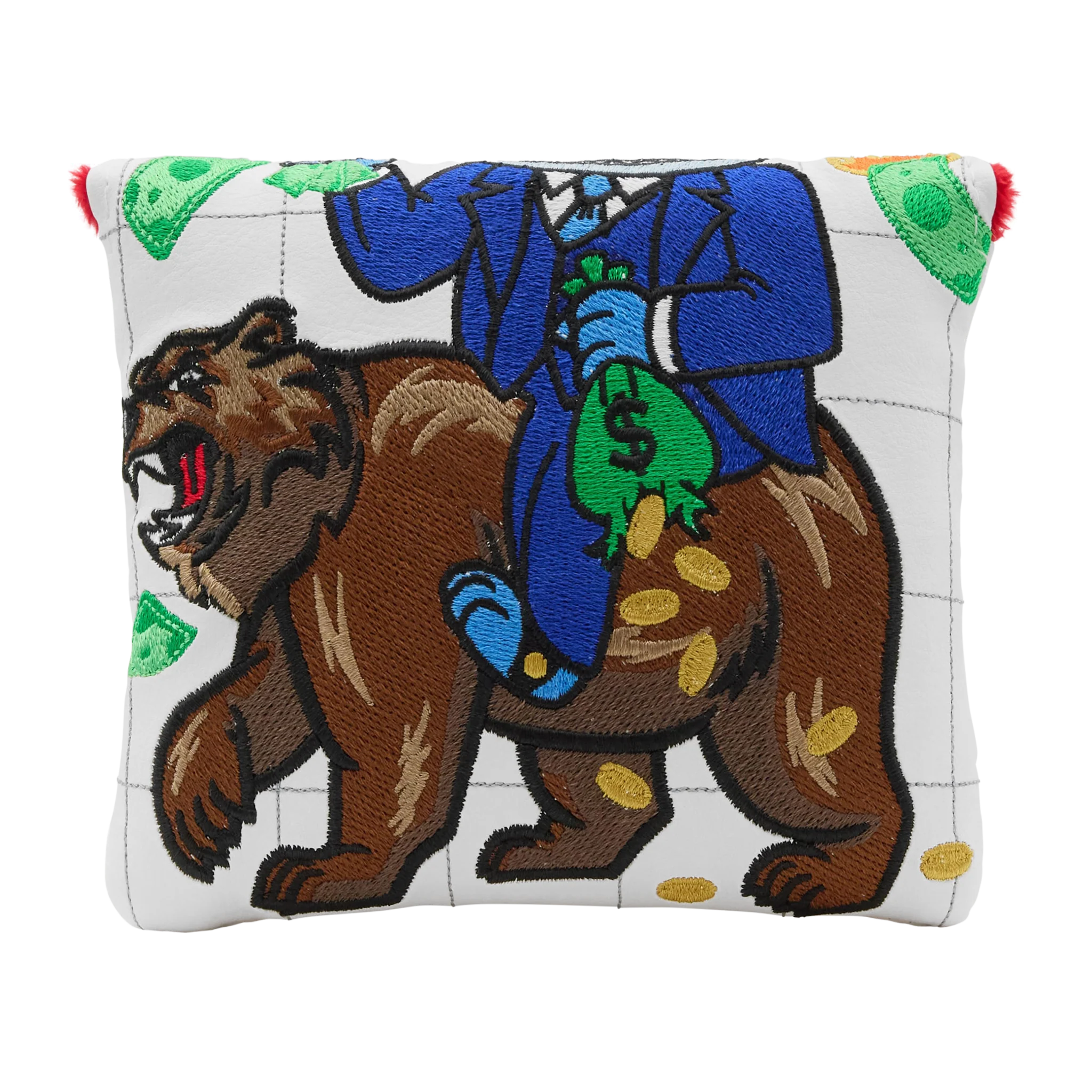 Wall Street Bear Market Fat Cat Center Shafted Mallet Putter Headcover