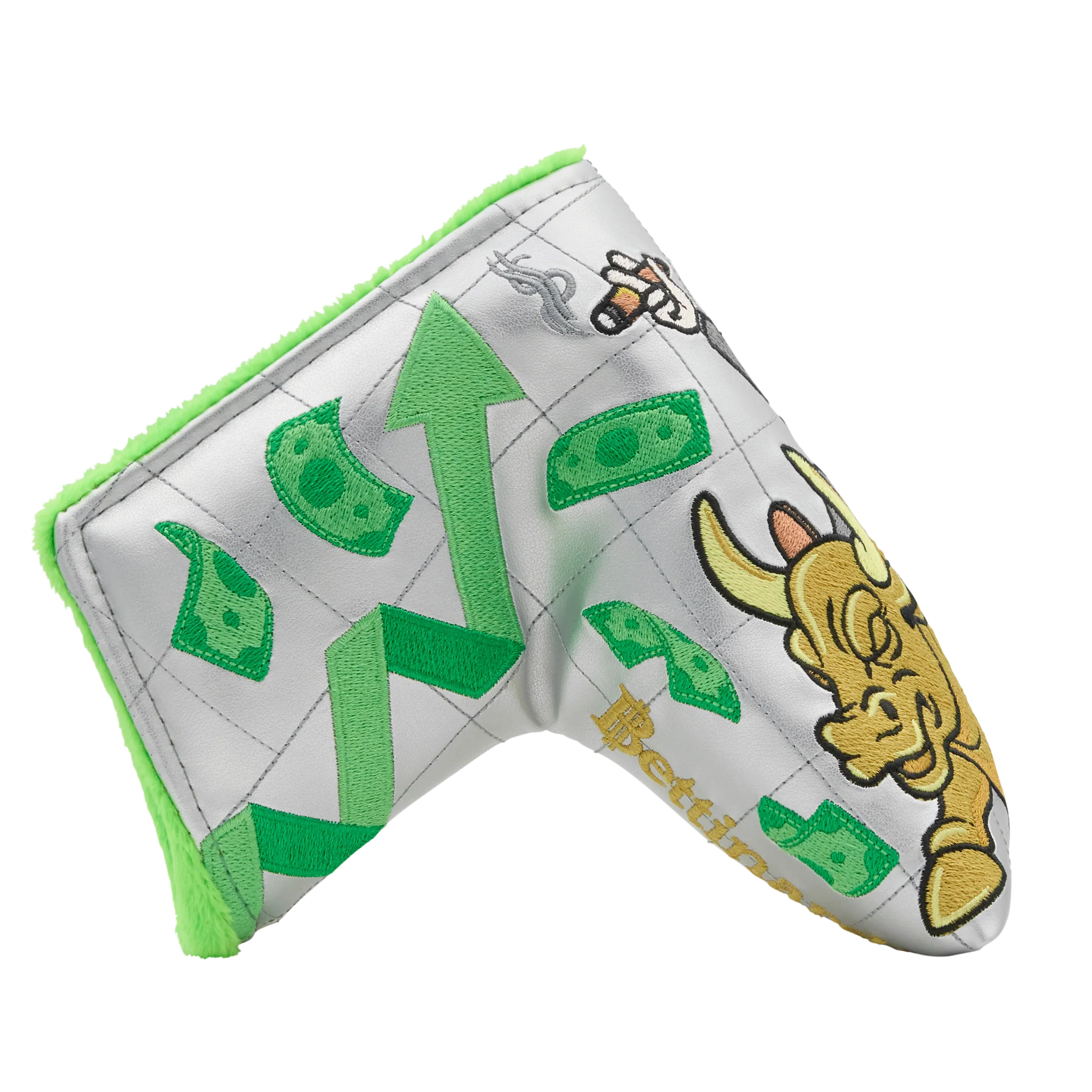 Wall Street Bull Market Wizard Blade Putter Headcover - Image 4