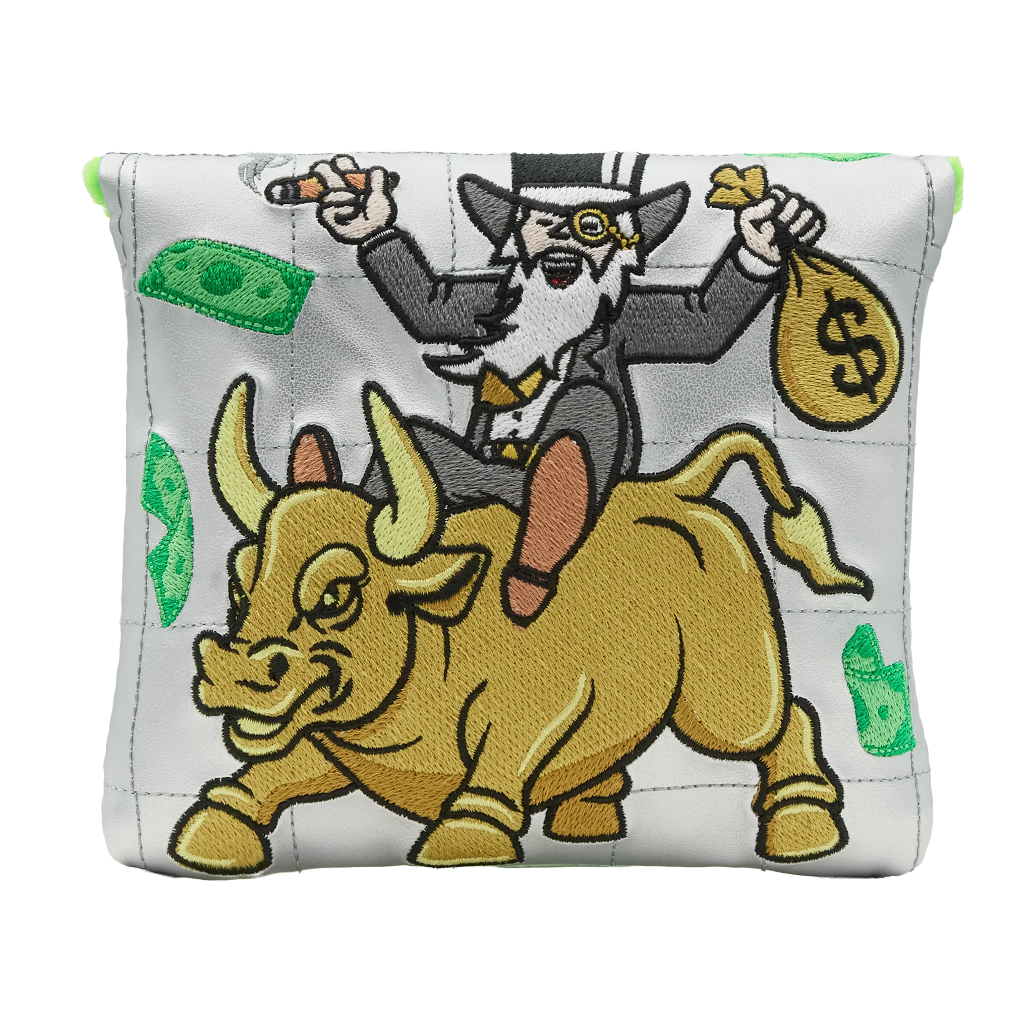Wall Street Bull Market Wizard Mallet Putter Headcover