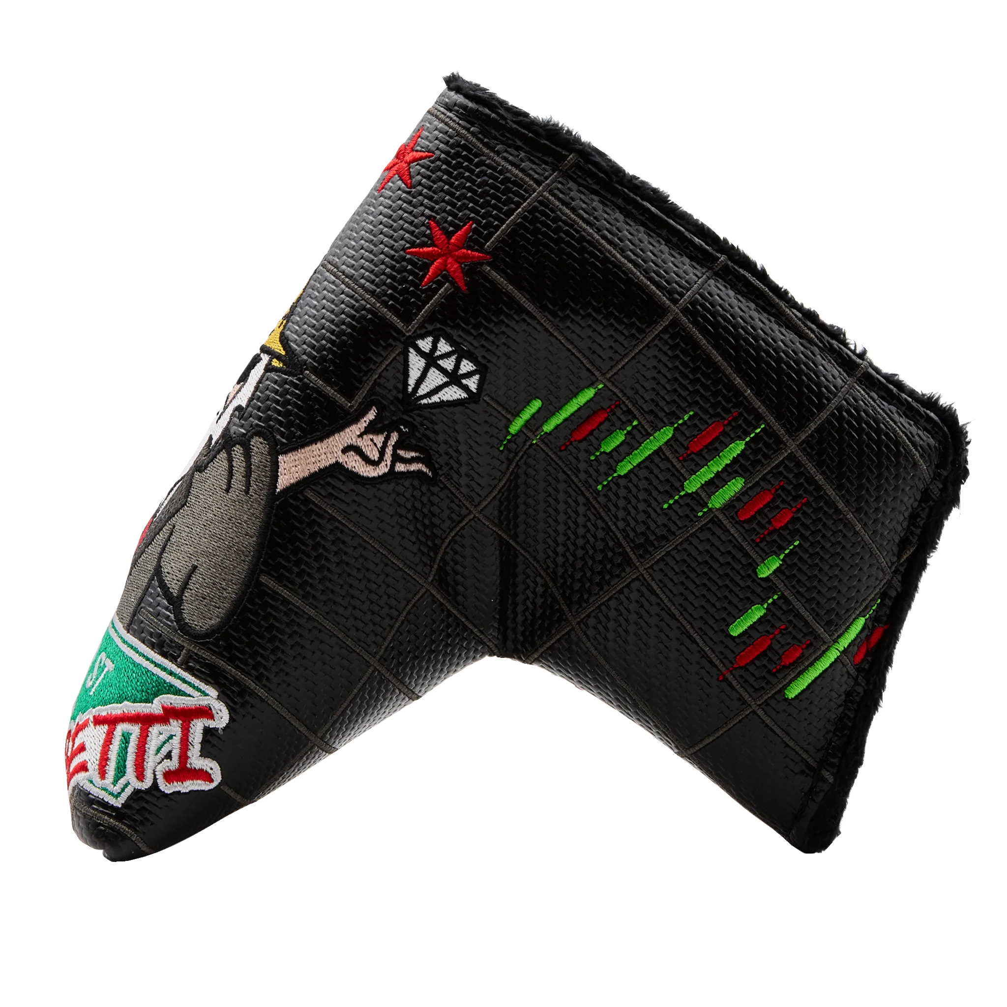 Wall Street Diamond Hands Wizard Blade Putter Headcover - Image 2