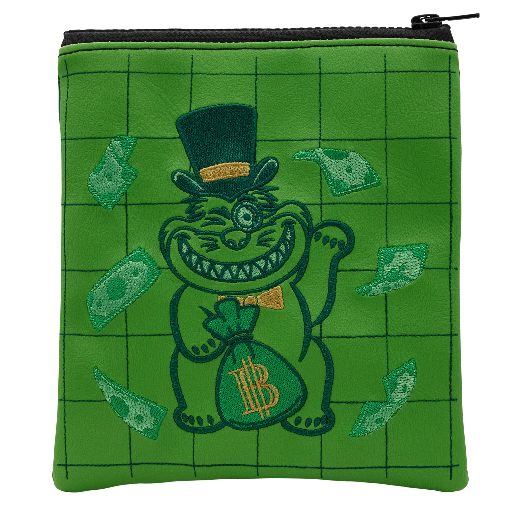 Wall Street Lucky Cat Valuables Pouch