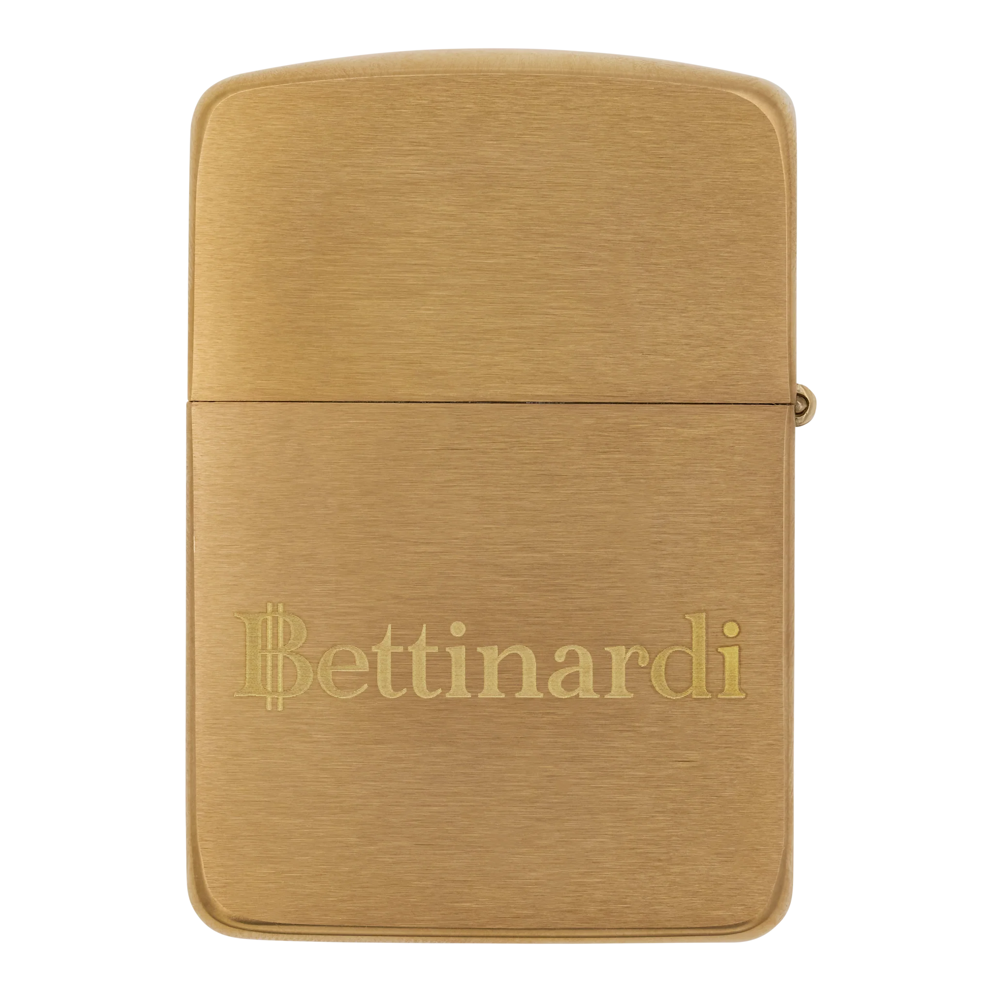 Wall Street Lucky Cat Zippo Brushed Brass 1941 Replica Lighter - Image 2