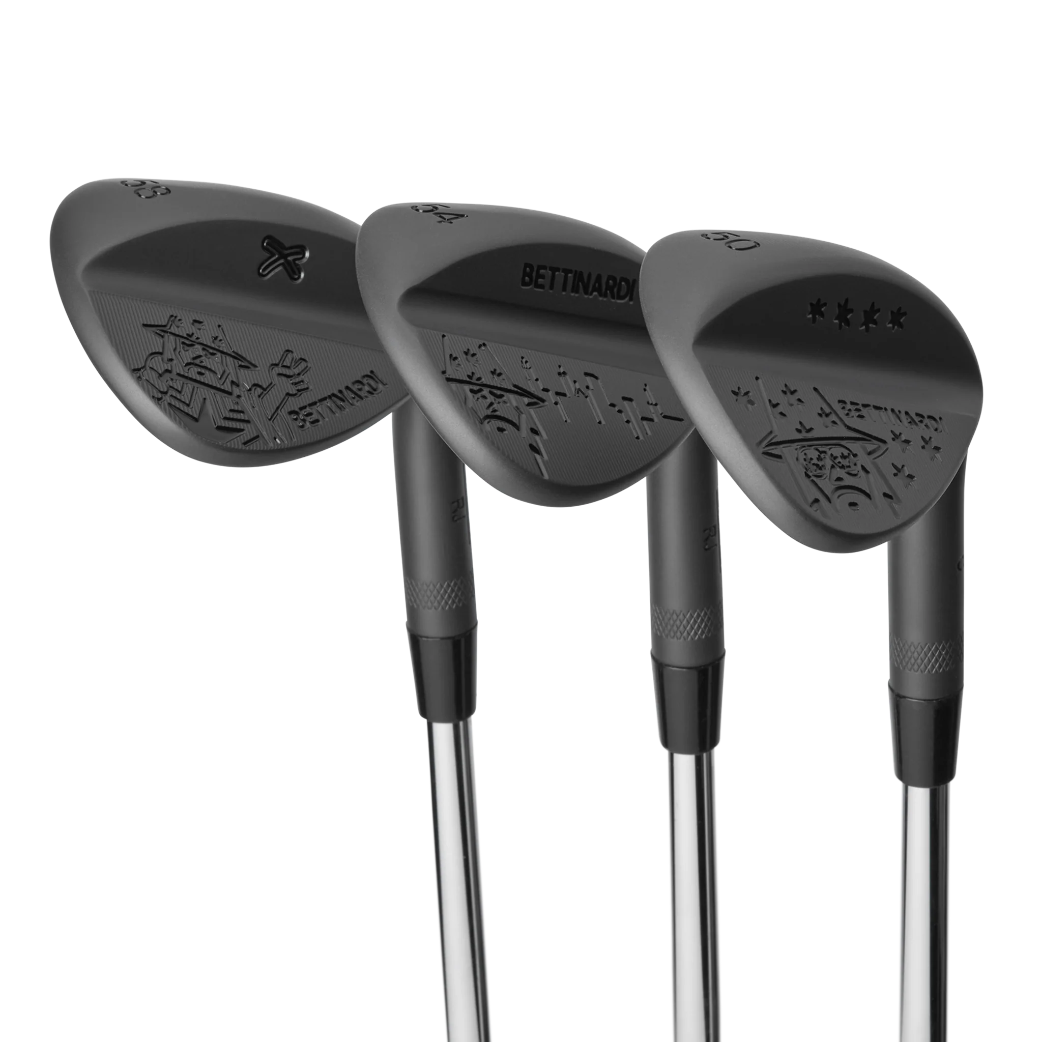 Windy City Wizard Blackout Wedge Set (50°, 54°, 58°)