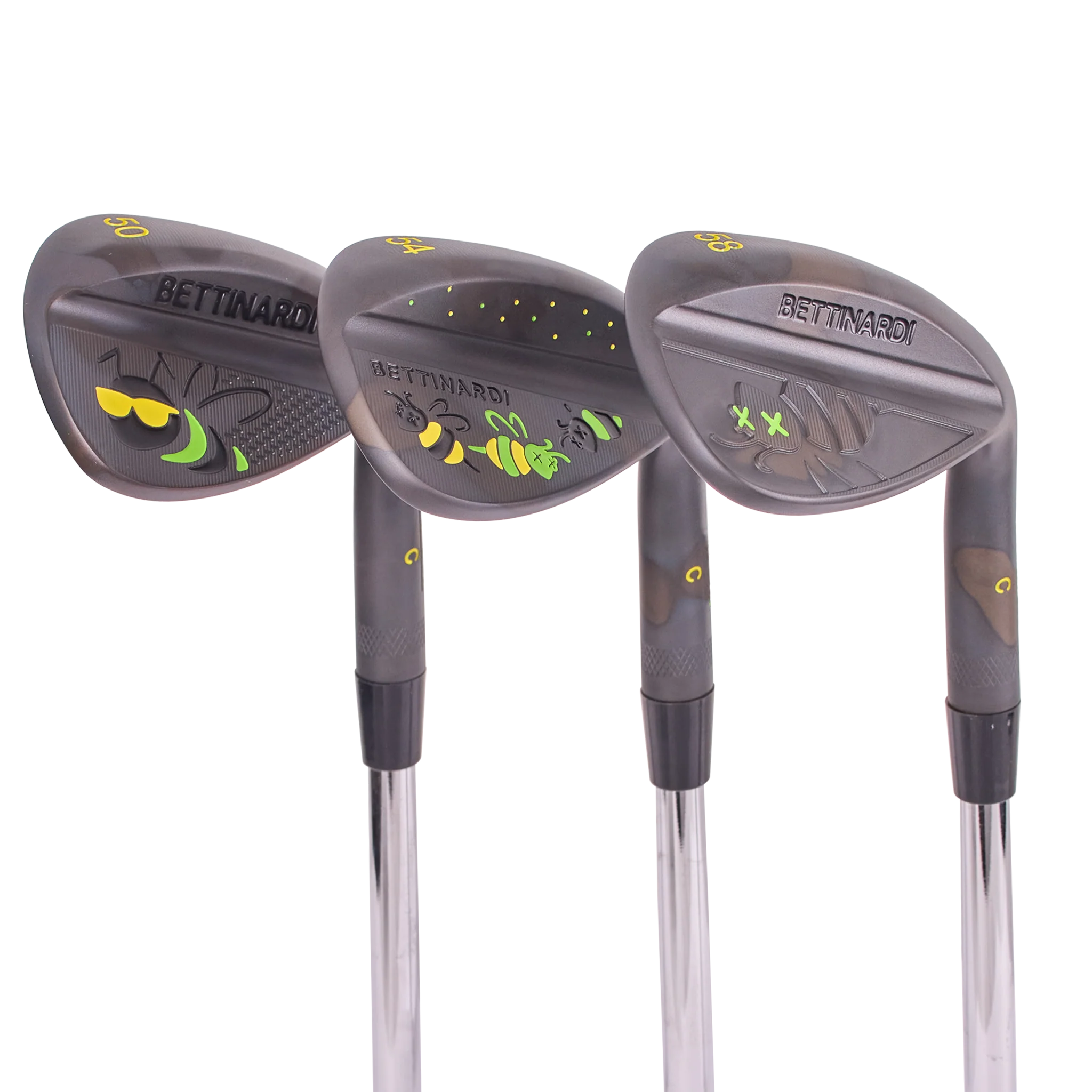 ZomBeeCool Torched Black Magic HLX 5.0 Wedge Set (50°, 54°, 58°)